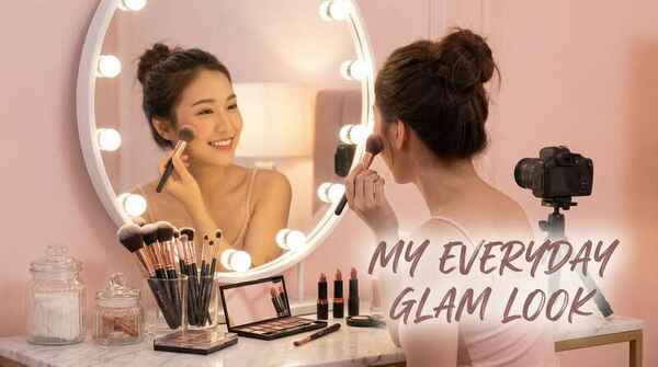 国产自拍美妆视频教程